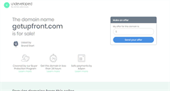 Desktop Screenshot of getupfront.com
